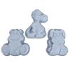 3pcs Cartoon Silicone Baking Mold Dinosaur Hippo Dog Shape Food Grade Non Stick Cute Cake Mold