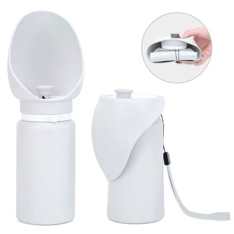 Pet Travel Water Bottle With Food Grade Silicone Folding Design For Dogs