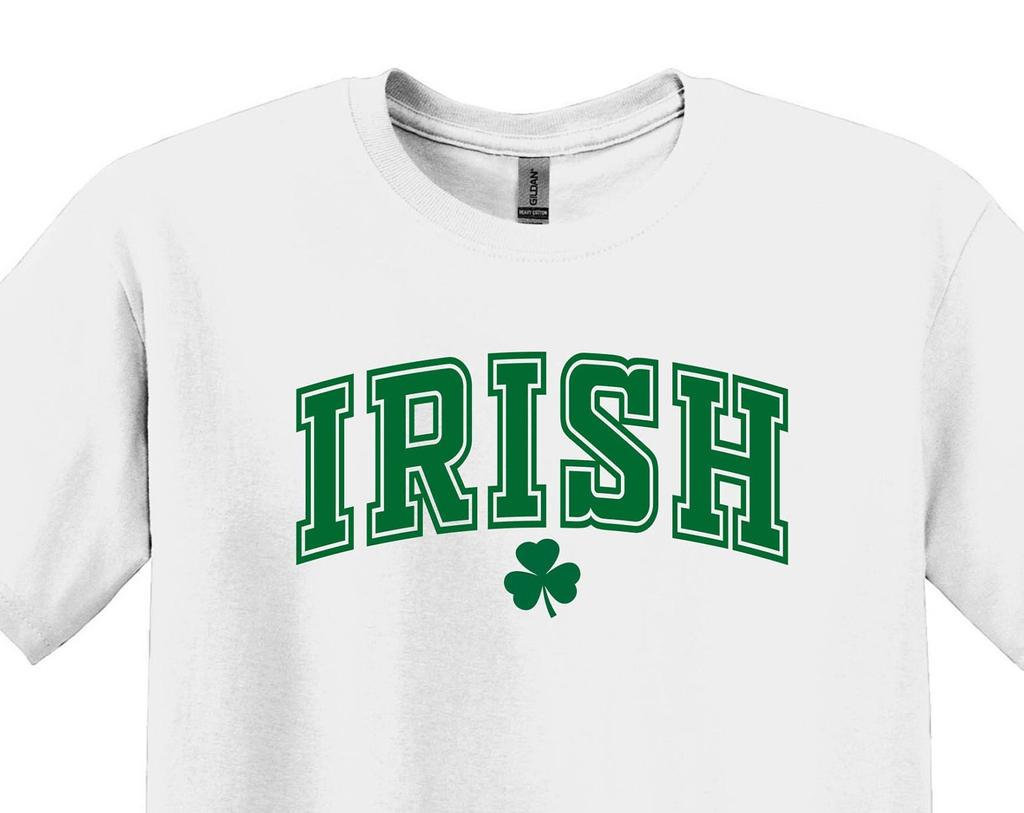 Irish Clover St. Patrick's Day Shirt, Lucky Shamrock Tee