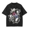 Washed T Shirt Best Band Maid Japan Hip Hop Fashion T-Shirt Harajuku Streetwear Cotton Summer Tops Tees Men Women