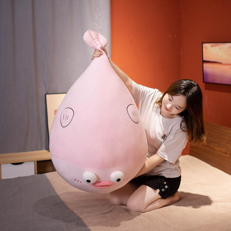 Giant Cute Puffer Fish Plush Toy Stuffed Fat Fish Doll Puffers Plushies Soft Hug Pillow Cushion Birthday Gifts Kids Girl