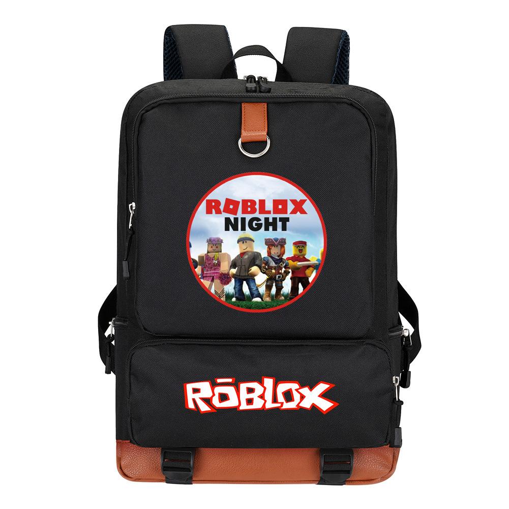 Virtual World Game Men'S And Women'S Backpacks Student Schoolbags Travel Bags Computer Bags Animation Cartoon Backpacks