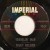 7inch Record RICKY NELSON - Travelin' Man / Hello Mary Lou 5741 Imperial 1961 US Rock Used