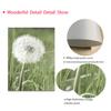 Green Mountain Dandelion Bike Grass Leaf Wall Art Canvas Painting Nordic Posters And Prints Wall Pictures For Living Room Decor