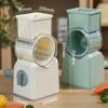 Multi Rotary Vegetable Cutter Slicer Functional Drum Hand Cranked Vegetable Potato Slicer Manual Cheese Chopper Machine Gadget