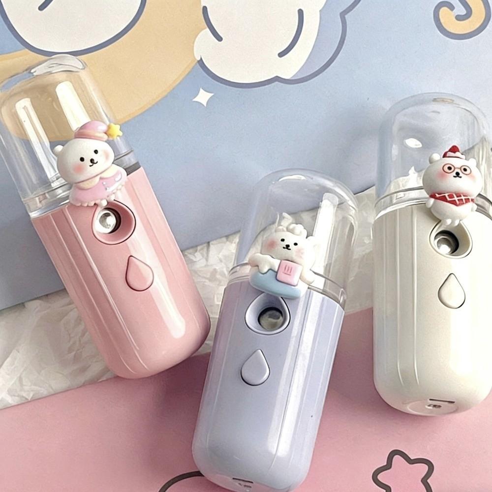 Skin Care Handheld Humidifier USB Rechargeable Oil Diffuser Moisturizing Mist Sprayer Facial Use