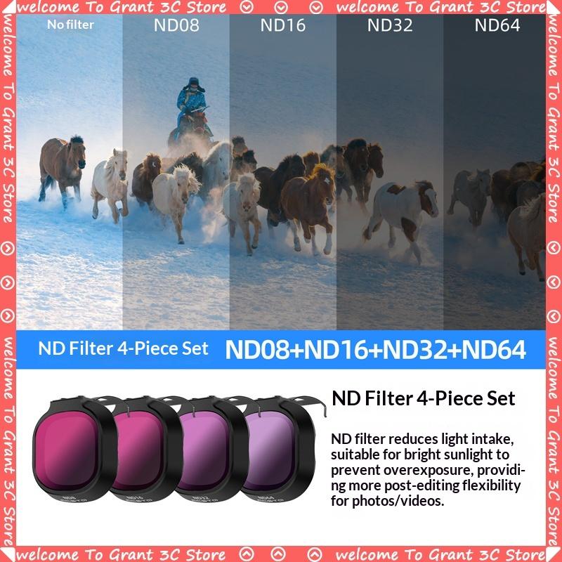 GRT Neo2 Drone Filters Kit for DJI Neo 2 UV Mirror Black Soft Filter CPL Polarizer Aerial Photography Drones Accessories