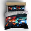 Anime characters with vibrant backgrounds. Bedding sets Duvet cover sets Duvet covers Pillowcases(1*Duvet Cover 2*Pillowcases without duvet insert)