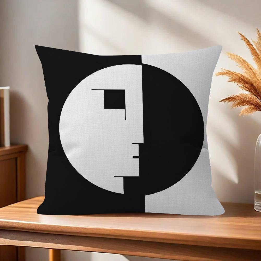 abstract Bauhausstyle Pillow Anime Pillow Sofa Bed Head Pillow Cover Cushion Cover Fashion