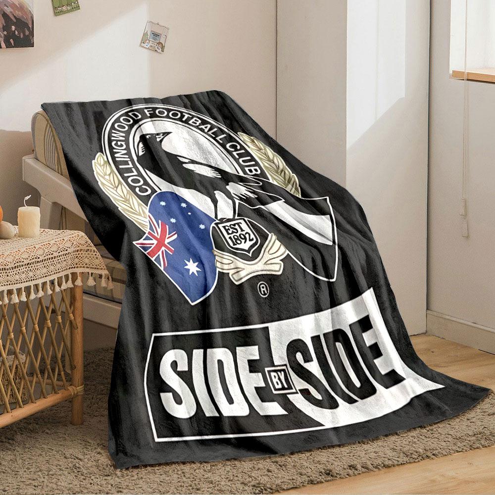 Collingwood Football Logo Blanket for all seasons blanket lunch break throw gift