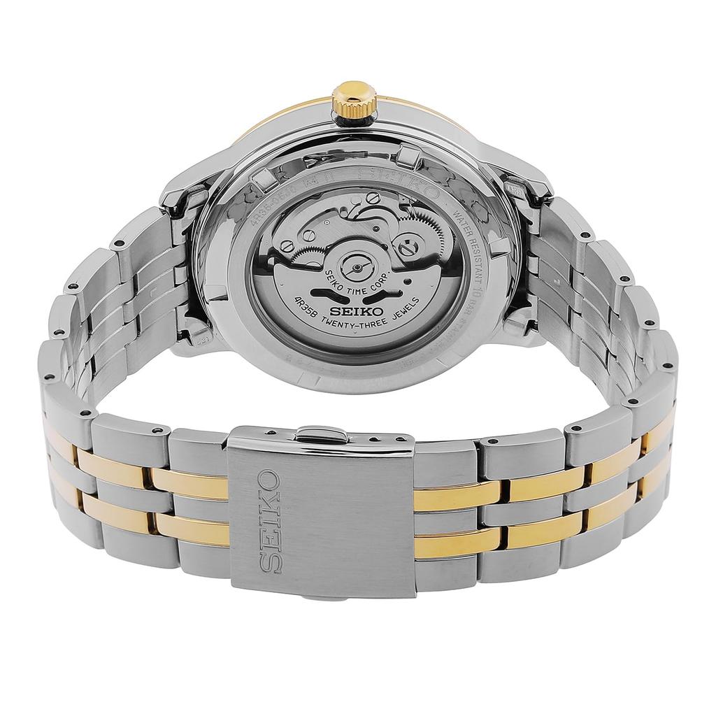 Seiko Часы SEIKO 5 SPORTS Overseas, модель с автоматическим заводом, спортивные, серебряно-золотые, комбинированные, SRPH92K1, мужские [реимпортированный продукт]