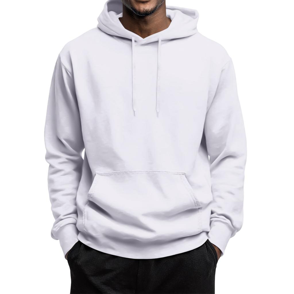 Men's Fleece Hoodie Casual Long Sleeve 1/4 Zipper Pullover Sweatshirts