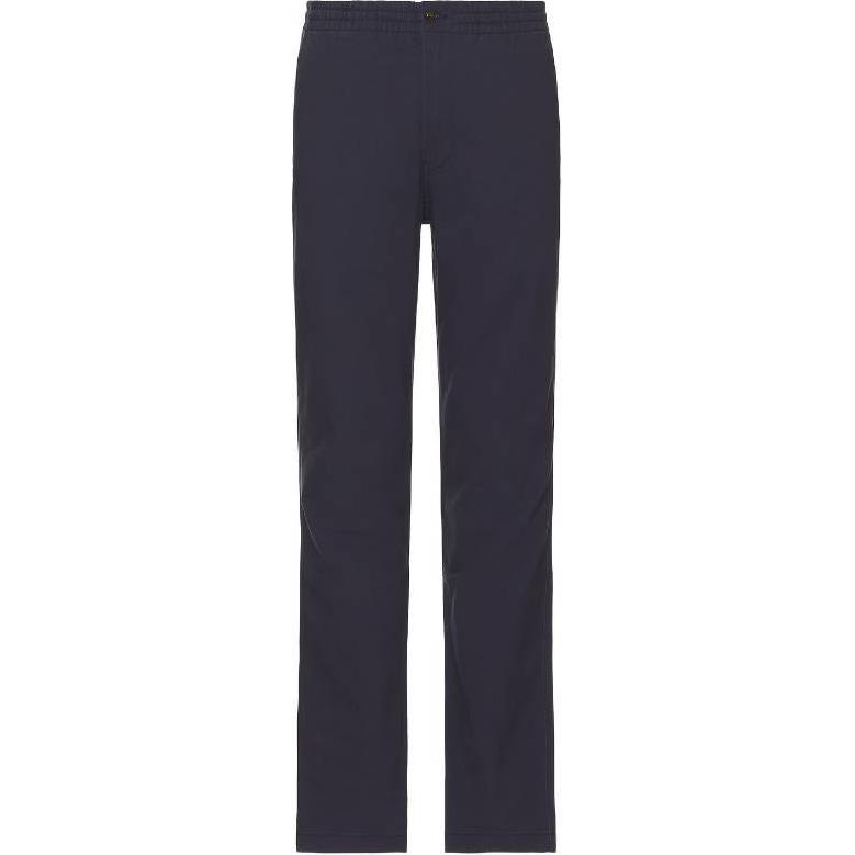 Polo Ralph Lauren Логотип Вышитый Молния Прямые Брюки Повседневные Мужские брюки Черный 710944490-002