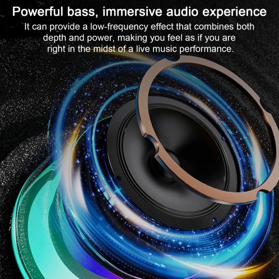 Водонепроницаемая душевая колонка IP67 с RGB-подсветкой, перезаряжаемая, съемная присоска, стереозвук, беспроводная колонка для ванной комнаты с поддержкой Bluetooth