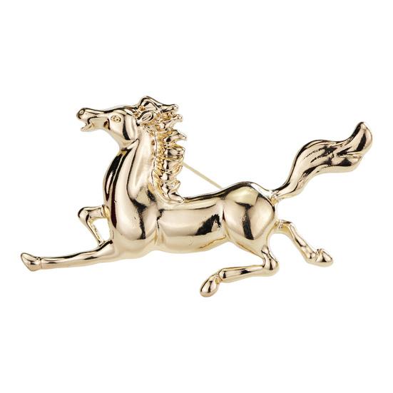 Ретро Брошь Лошадь Скачущая Лошадь Значок на Лацкан Декоративная Брошь-Булавка Лошадь Аксессуар для Одежды для Мужчин и Женщин Шляпы Сумки Шарфы