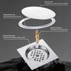 Pop Up Bounce Shower Foot Floor Drain Stainless Steel Drain Filter Durable Sewer Floor Strainer