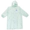 Des 130cm Kids' Raincoat, Olive, Mint/Floral Print,