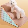 1-3 Steps Dog Stairs Anti-slip Dog Slope Ladder New Pet Safety Ramp  Bed