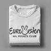 Eurovision Song Contest Nil Points Club T Shirt Men's  Pure Cotton Fun T-Shirts O Neck  Tee Shirt Short Sleeve Clothes Original