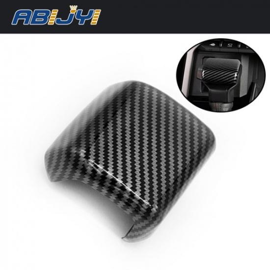 Carbon Fiber ABS Gear Shift Knob Head Cover Trim For Toyota Tacoma Tundra