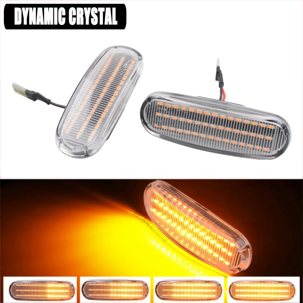 2 шт. для Fiat Panda 169 Grande Punto Вкл. Evo Doblo Fiorino Linea Idea Dynamic LED Side Marker Light Repeater Lamp