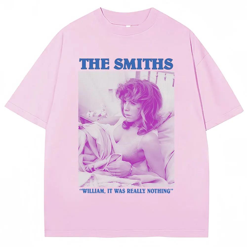 Rock Band The Smiths It Was Really Nothing Футболка Мужская Женская Мода Хип-Хоп Винтажные Футболки Свободная Хлопковая Футболка С Круглым Вырезом Подарки