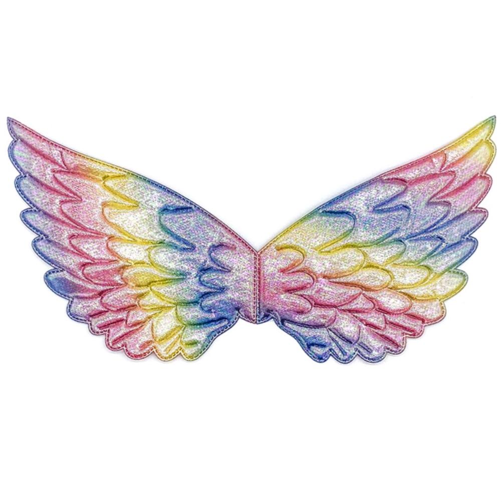 Детский костюм ангела с крыльями ангела, реквизит для косплея принцессы на Хэллоуин, Рождество, день рождения