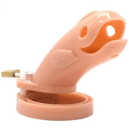 New Design Plastic Cock Cage Chastity Male Chastity Device Penis Rings Sexy Toys for Men Adult 5 Colors to Choose Sex Products
