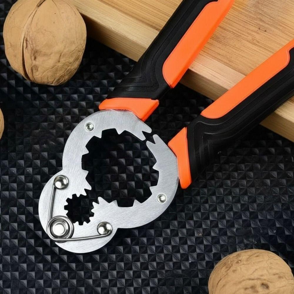 Vanadium Chromium Steel Walnut Cracker Anti-slip Pecan Nut Shell Peeler Nut Clamp Walnut Cracking