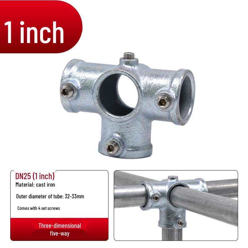 4/6-точечные оцинкованные трубные соединители: Бессварочные соединители для полок зимнего сада
