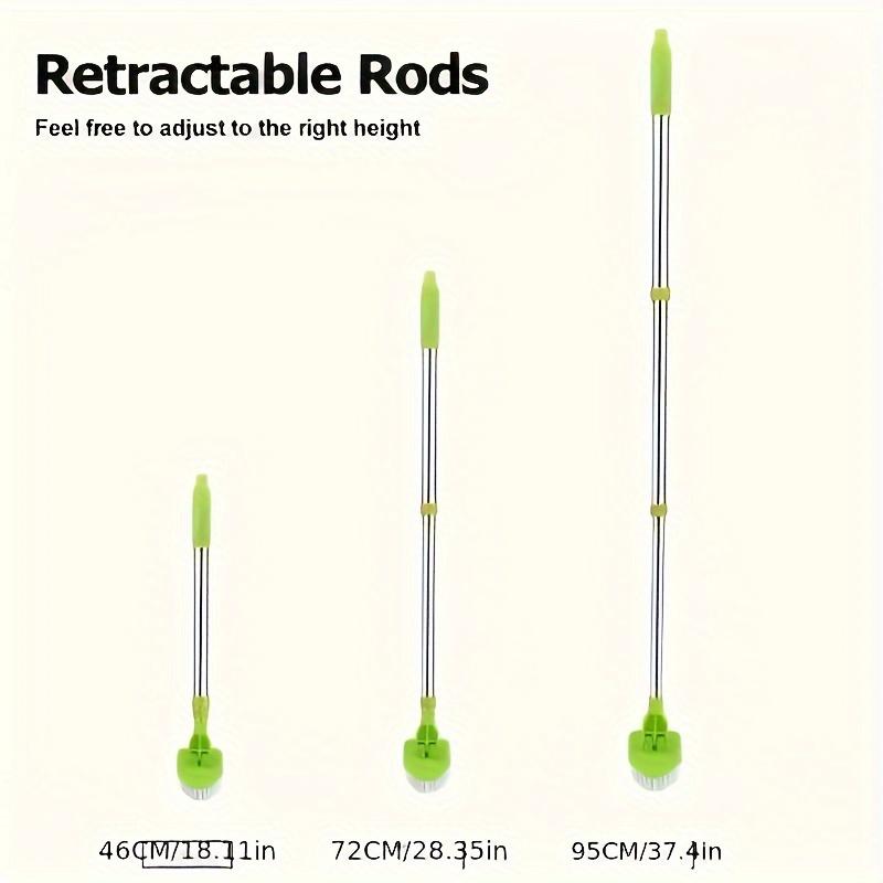 1 Multifunctional Retractable Long Handle Cleaning Brush Set - for Floor, Tile and Bathtub Bathroom Cleaning Tools Brush Cleanin