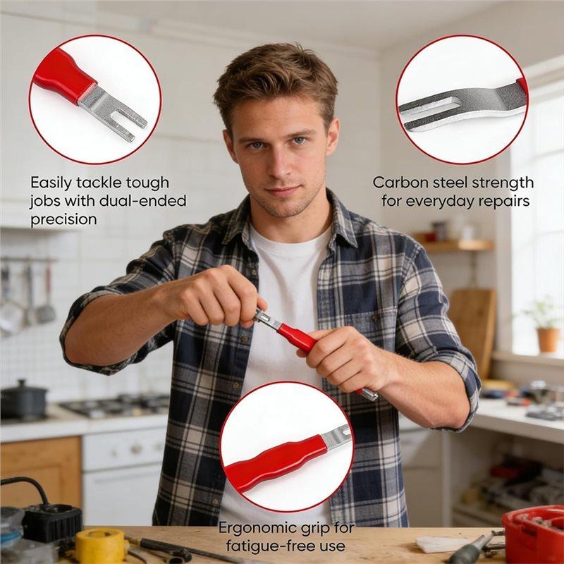 LLCS-5Pcs Automotive Electrical Disconnect Pliers Kit, Hose Clamp Pliers Set, Terminal Removal Tool For Car Wire Harnesses
