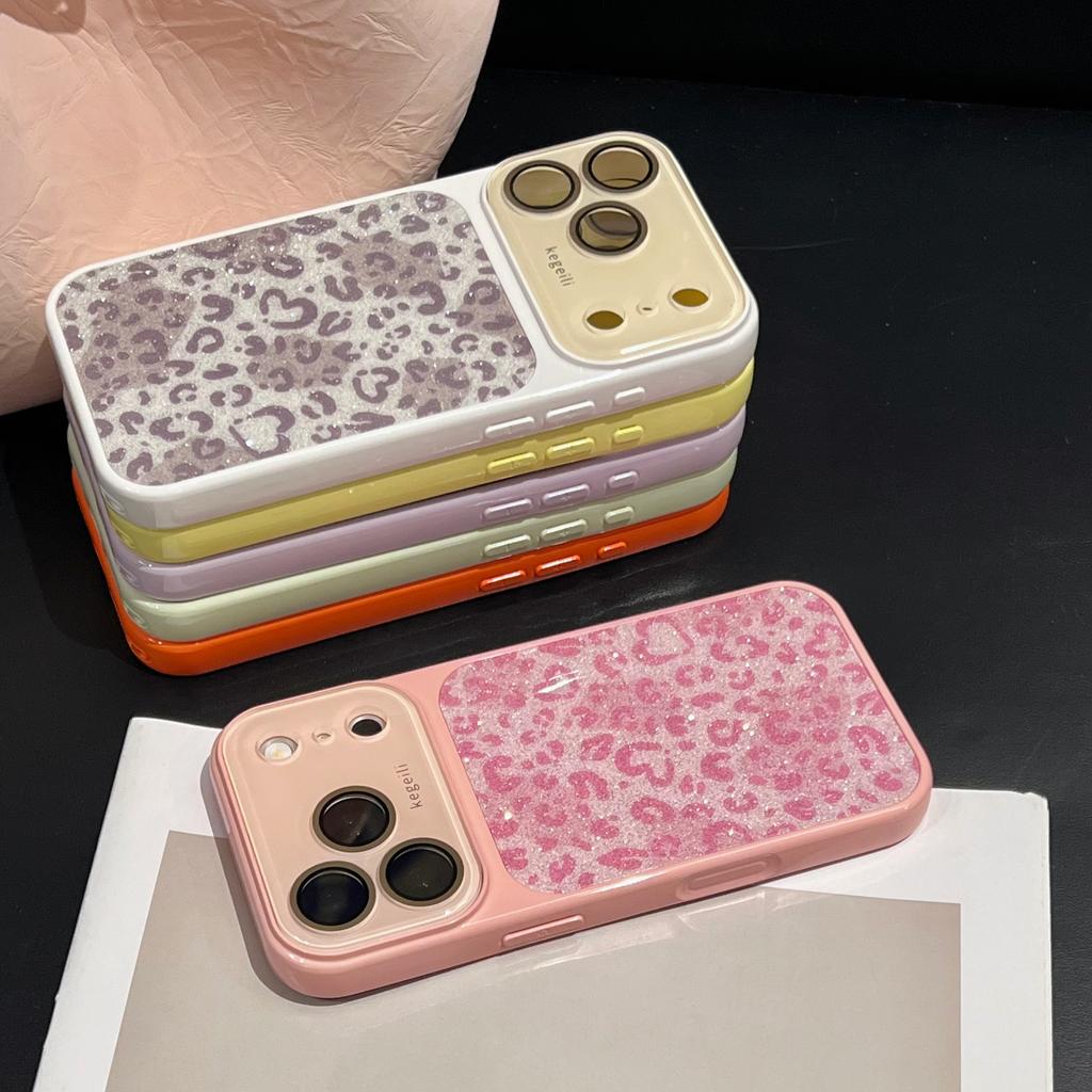 Luxury Leopard Print Phone Case For iPhone 13 14 15 16 17 Pro Max Shockproof Bumber Cases Cover