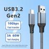 Кабель данных USB 3.2 на Type-C Gen 2 для мобильных накопителей и подключения iPad/телефона к компьютеру