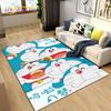 Doraemon Japanese Anime Cartoon Area Rug,Carpet Rug for Living Room Bedroom Sofa Doormat Decoration, Kid Play Non-slip Floor Mat