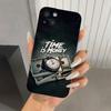Чехол для телефона с принтом "Время - деньги" для iPhone 17 16 15 11 12 14 13 Pro Max Mini X XS XR 7 Plus 16E Ударопрочный чехол Fundas