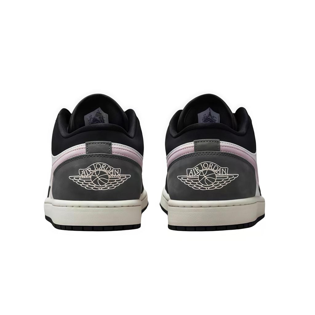Jordan Air Jordan 1 Low top Vintage Basketball Shoes Men's Black White Pink II3788-003(team1098-)
