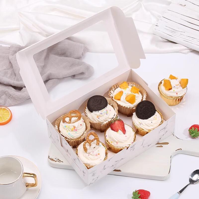 Cupcake & Dessert Takeaway Packaging Boxes