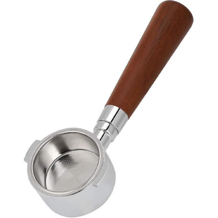 Bottomless Portafilter, Portable 51mm Coffee Bottomless Handle Easy To Use Home Kitchen Bottomless Filter Handle Replacement Accessories for Delonghi