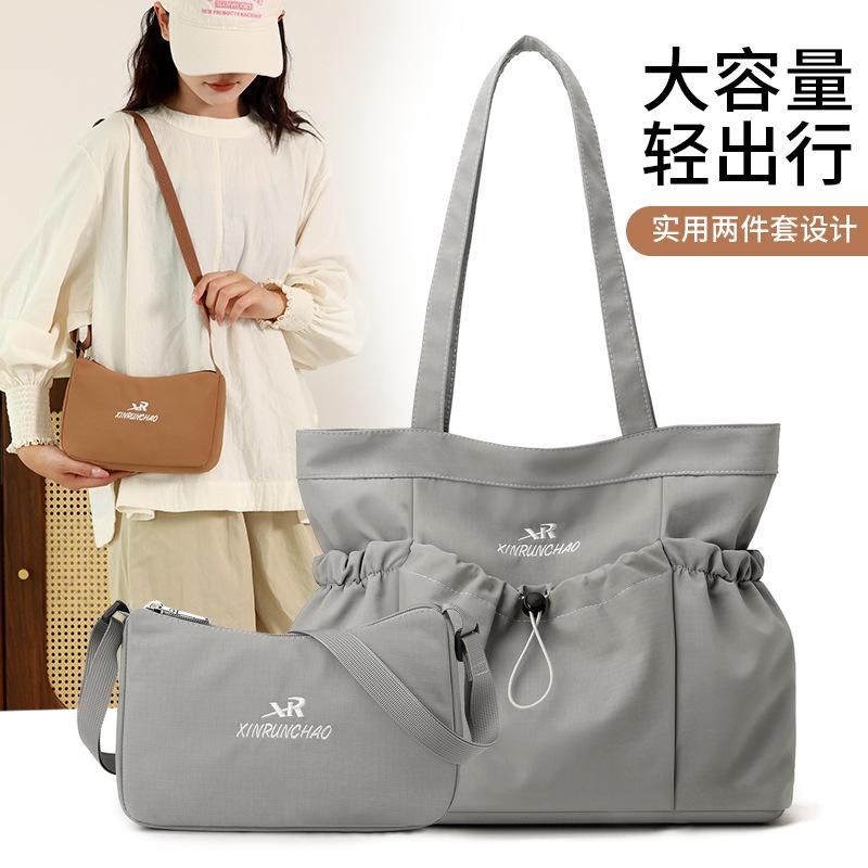 Women'S Bag Large-Capacity Handbag Autumn New Child And Mother Bag Nylon Cloth Bag Street Trend Shoulder Mother Bag
