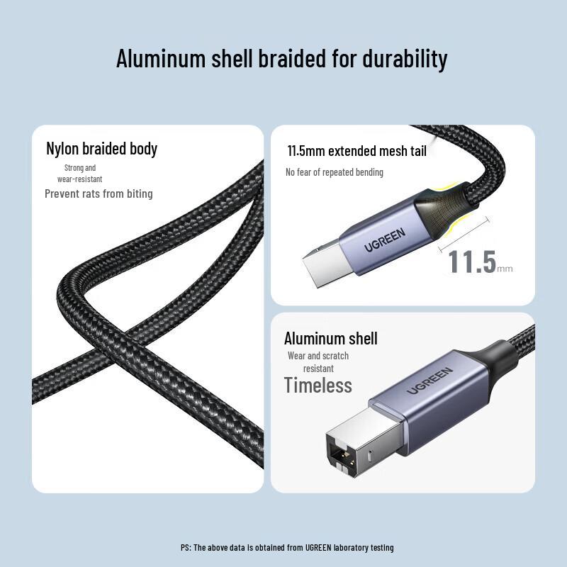 UGREEN Type-C Printer/MIDI OTG Data Cable