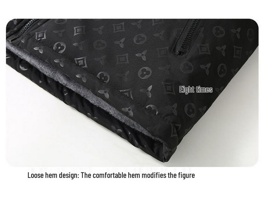 Европейская модная мужская клетчатая жаккардовая куртка с воротником-стойкой - Весенне-осенний повседневный топ в корейском стиле