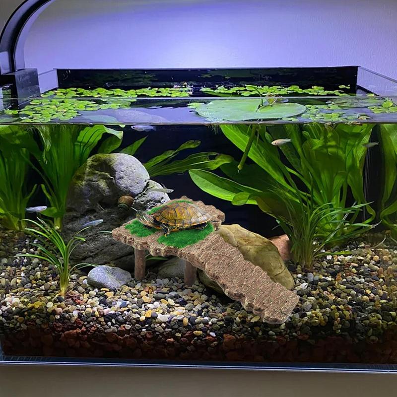 Терраса для черепах Терраса для отдыха черепах Зона для принятия солнечных ванн Лестница для лазания Товары для домашних животных Среда обитания для черепах ящериц террапин лягушек