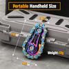 Bike Chain Gear Fidget Spinner for Stress Relief, Metal Sprocket Chain Fidget Toy, Kinetic Desk Novelty Hand Finger Spinner for Anti-Anxiety, Cool Toy