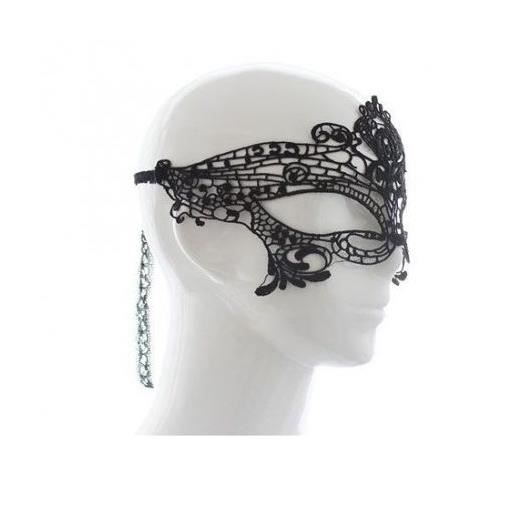 Masque dentelle noir femme - Royal Mask - Style fetish