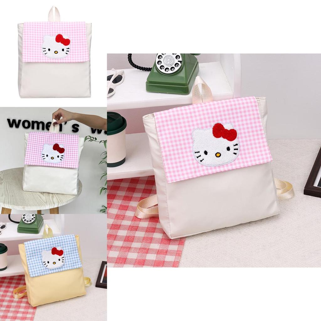 Hello Kitty Urban Style Student Bag With Breathable Design For Daily Use