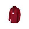 Fleece Pullover Sports Jacket Men Outerwear Red AH6256-687