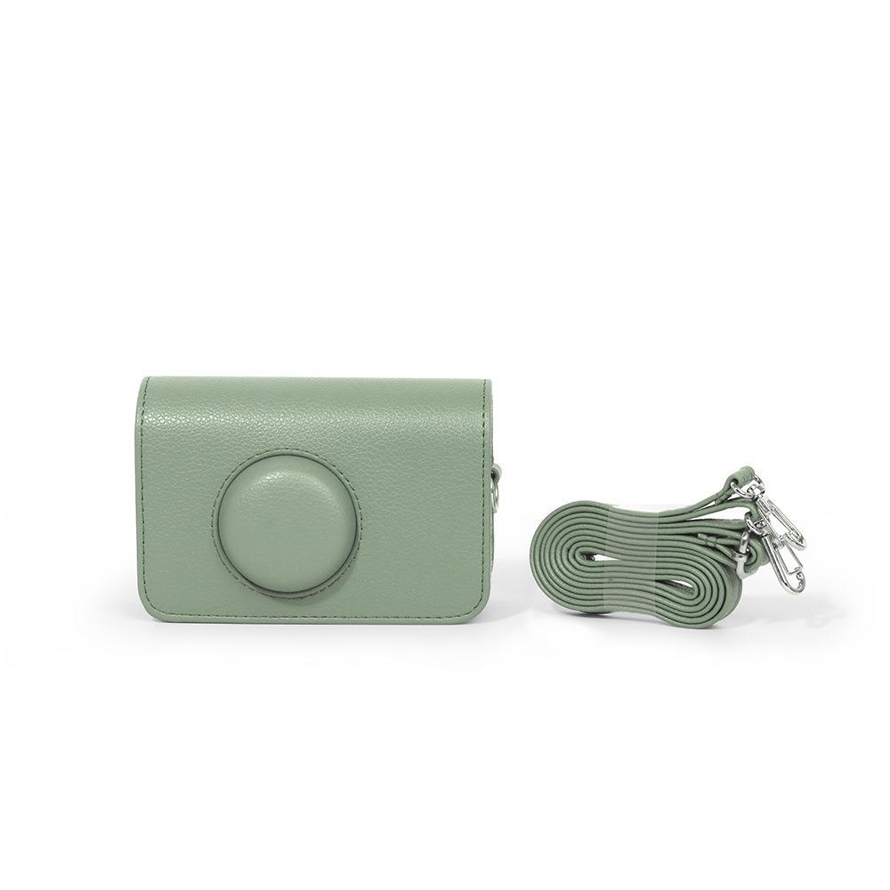 PU Leather Camera Bag with Shoulder Strap Photography Pouch for KODAK EKTAR H35/F501/F9 Travel