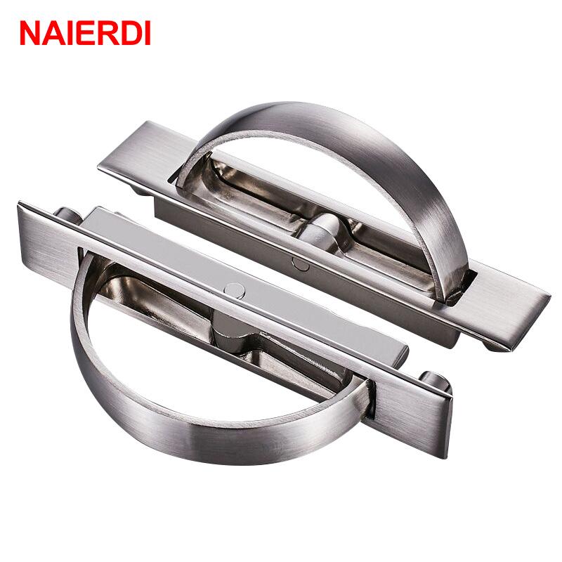 Встраиваемые дверные ручки. Материал: цинковый сплав