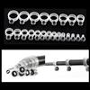 14/22*- Silicone Fishing Rod Guide Wire Ceramic Ring Tip Repair Kit Line-Guides